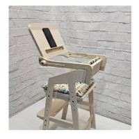 Зростаючий стілець трансформер з м'якою подушечкою