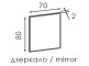 Зеркало Каролина